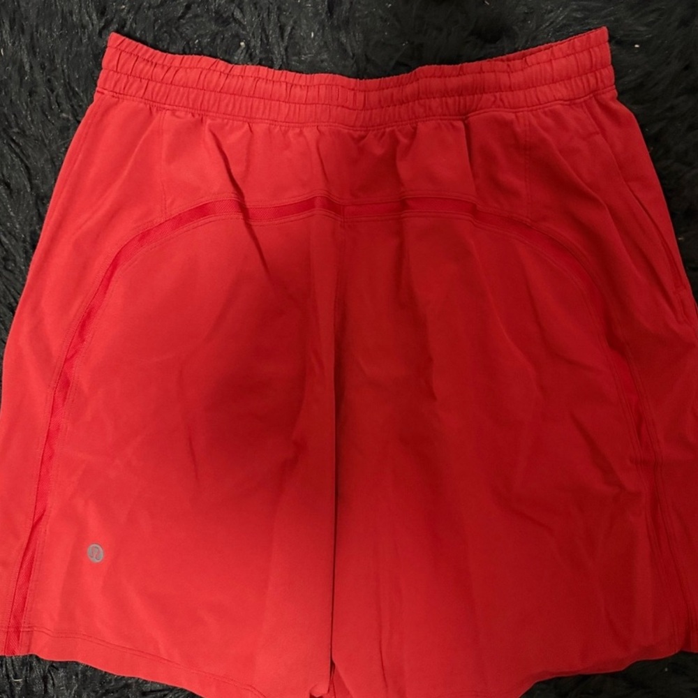 Lululemon Red 7” LL Pacebreaker Shorts